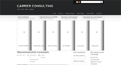 Desktop Screenshot of carrierconsulting.com