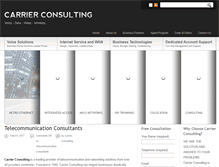 Tablet Screenshot of carrierconsulting.com